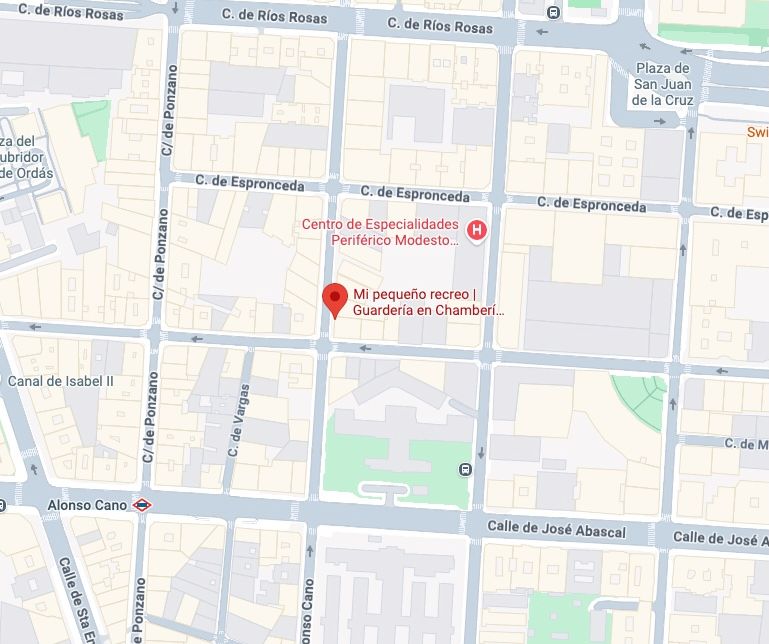 Mapa de ubicación: Calle de Alonso Cano 24, 28003 Madrid